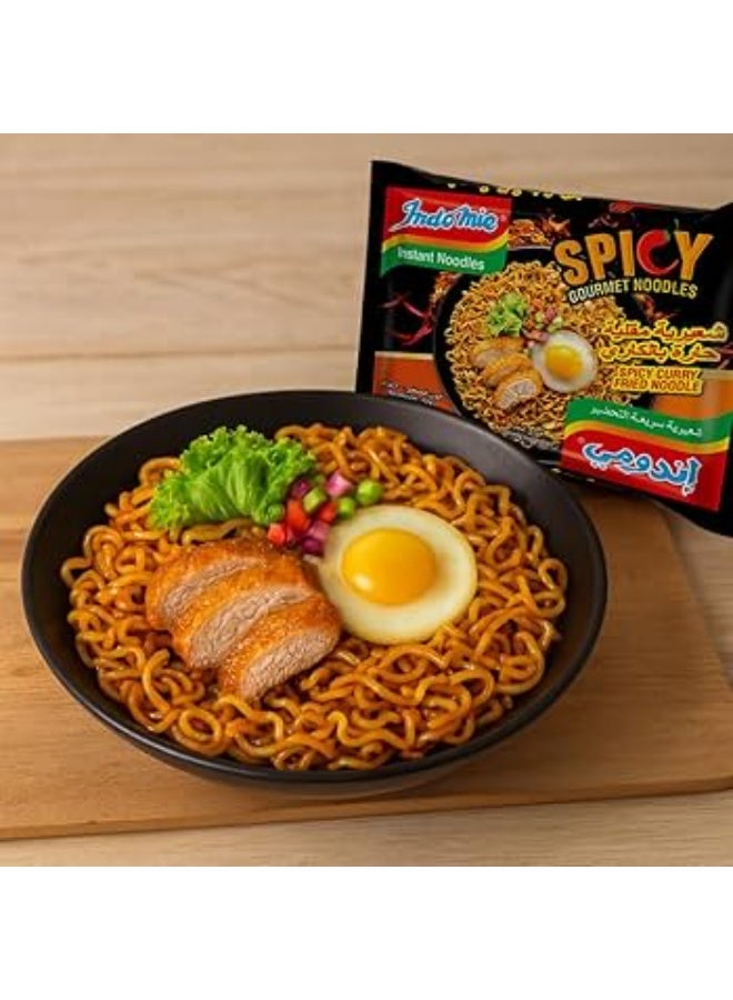 Indomie Spicy Fried Noodles (Mi Goreng Pedas), Fast Instant Lunch, Pack of 5 - Image 2
